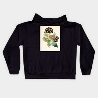 Primula Auricula by Pierre-Joseph Redoute Kids Hoodie